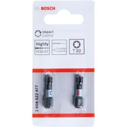 Uzgaļi skrūvēšanas t30 bosch 25mm 2vnt